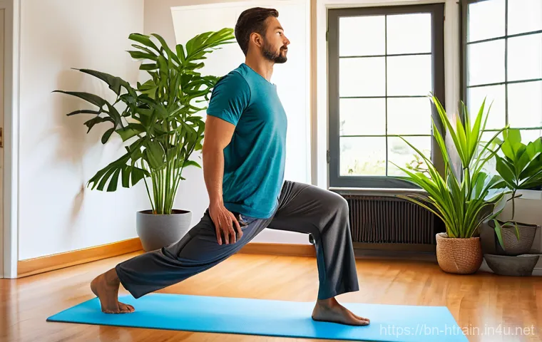 홈트 효과적인 운동 루틴 - **Prompt 1 (Home Strength Training):**
    "A determined woman in her late 20s is performing a bodyw...